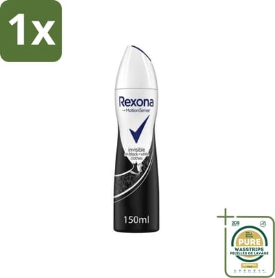 1 x Rexona - Invisible Diamond - Deodorant Spray - Anti-perspirant - 150 ml- Anti-perspirant - Deodorant Spray - Zweetbescherming - Vlekkenbescherming - Frisheid