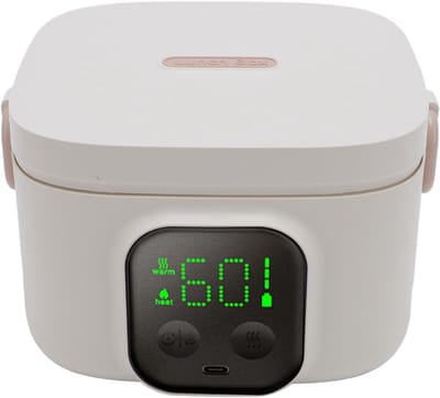 Intelligente Kom - Constante Temperatuur - Snelle Verwarming - 7 Versnellingen Timer - 500 ml Capaciteit