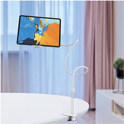 Hoco Houder met Zwanenhals voor Telefoon - Tablet - iPad 4 tot 10.5 Inch - Verstelbare Houder Bureau/Bed/Tafel voor Smartphone - GSM - iPhone