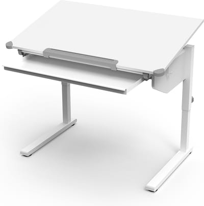 Vicco Arc Kinderbureau – 108 x 68 cm In hoogte verstelbaar Wit