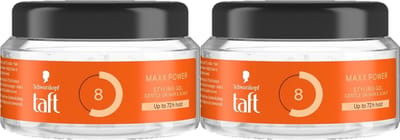 2x Schwarzkopf Taft Maxx Power Level 8 Power Haargel - 250 ml