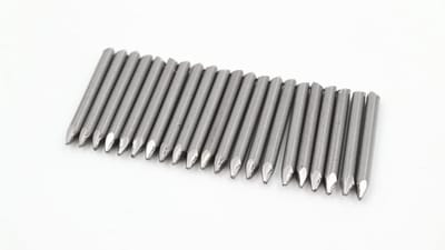 Dailygoody - Fittingstiften - Spijkers zonder kop - Robuust en duurzaam - 20 stuks - Geschikt voor raam- en deur-instelbanden - Staal blank