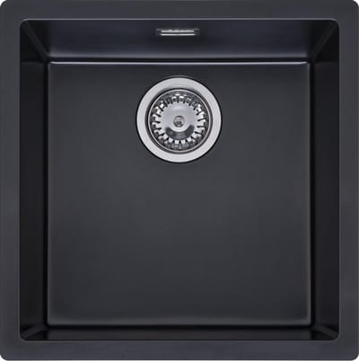 Reginox spoelbak Amsterdam 40 Pure Black 40x40