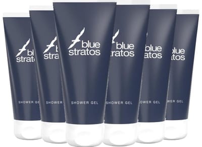 Blue Stratos Douchegel - Voordeelverpakking 6 x 200 ml