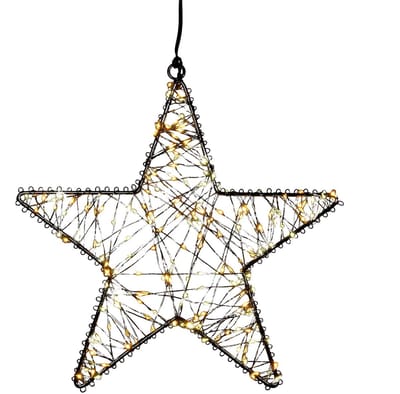 Kerstster | 300LED | IP44 Trafo | met timer en dimmer | 36CM | warm wit | Anna's Collection