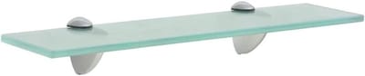 Drijvend Veiligheidsglas Wandrek 40 x 20 cm - Glazen Plank met 10 kg Draagvermogen