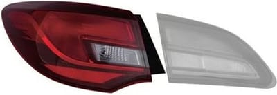 VanWezel 3725931 - Verre extérieur feu arrière gauche pour Opel Astra j 10-15 5p/d