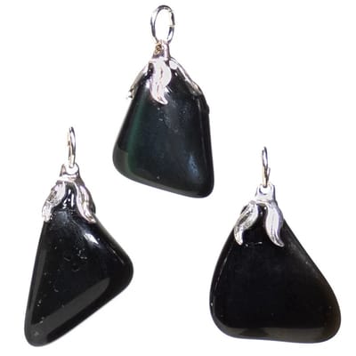 Regenboog obsidiaan edelsteenhanger
