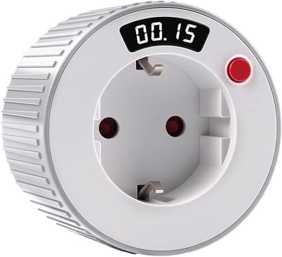 Digitale Tijdschakelaar - Stopcontact Timer - Energie Besparen - Eenvoudige Bediening - 24 Uur - Wit