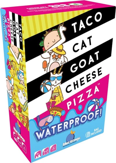 Taco Cat Goat Cheese Pizza Waterproof - kaartspel - BLUE ORANGE - VANAF 8 JAAR - VAN 2 TOT 8 SPELERS