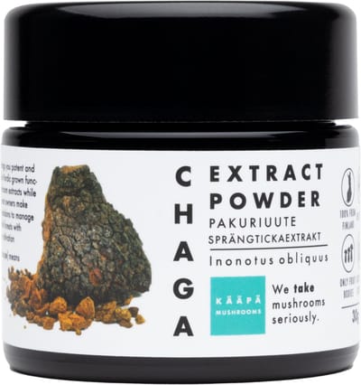 Chaga Paddenstoelen Extract Poeder Bio 30 gram