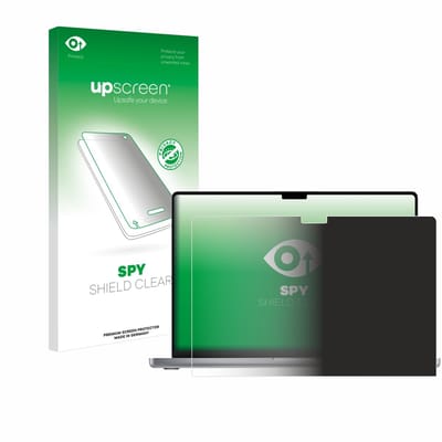 upscreen - privacy screenprotector voor Apple MacBook Pro 16" 2021 - Folie Beschermfolie Blauwlichtfilter