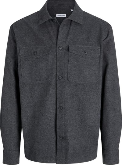 JACK&JONES ESSENTIALS - JJEPERFECT MELANGE OVERSHIRT LS SN Heren Overhemd