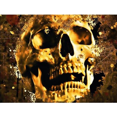 Diamond Painting Schedel Diamant Borduren Halloween Decoratie Foto van Steentjes Schilderen 20X30CM