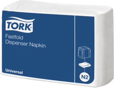 Tork - Navulverpakking dispenserservet - 1-laags fastfold - 300 stuks - Wit