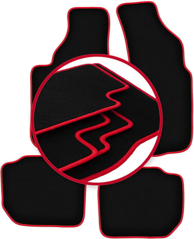 CARLUX-RED automatten voor: Audi V8 sedan (1988-1993)
