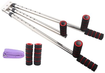 Dailygoods- Beenverlengmachine met gewatteerde handgrepen - Staalmateriaal - Verstelbare lengte - Lichtgewicht - Duurzaam - Voor ballet/dans/yoga - Stretching Machine
