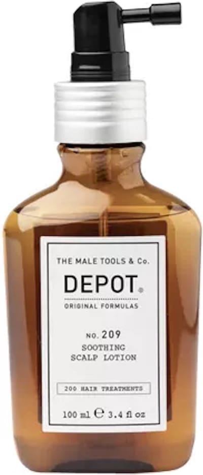 Dépôt, 200 Traitements Capillaires Non. 209, Lotion Traitement Sans Rinçage pour Cuir Chevelu, Apaisante, 100 ml