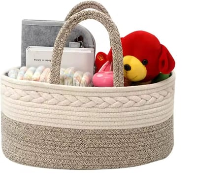 Babyluier Organizer - Organizer Luiers - Luiermand voor Babykameraccessoires - Opbergmand kinderkamer - LOUZIR