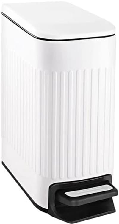 Kleine Vuilnisbak Met Deksel Soft Close - 6 Liter Roestvrijstalen Afvalbak voor Badkamer, Slaapkamer, Kantoor en Keuken