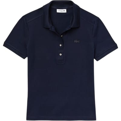 Lacoste Dames Poloshirt - Navy Blue - Maat 38