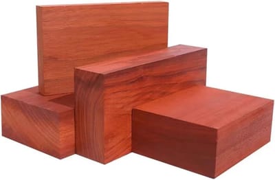 Houten Plank - Massief Hout - Doe-het-zelf Projecten - Natuurlijk Materiaal - 50x15x2 cm - Roodbruin