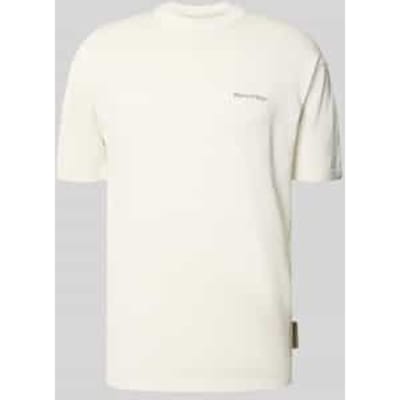 regular fit T-shirt van puur katoen Marc O'Polo × DFB Travel collectie