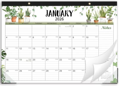 Bureaukalender 2024 - Groot Formaat Tafelkalender Dagplanner