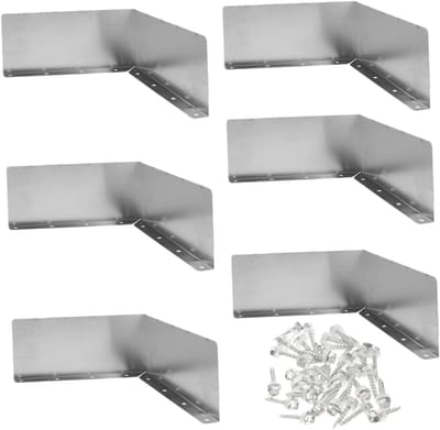 Dakgoot Beschermers - Regenpijp Verlengstuk - Wateroverlast Voorkomen - Aluminium Materiaal - 39.5 cm Lengte - Zilverkleurig