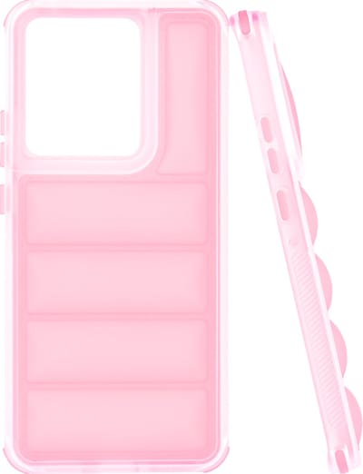 Hoesje geschikt voor Motorola Edge 50 Pro - Techsuit Wave Shield Shockproof Hard Case Back Cover - Roze