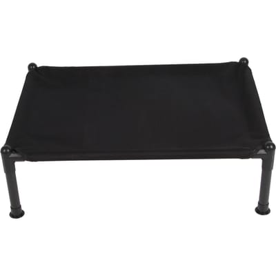 Lit surélevé pour chien Détachable Lavable Facile à assembler Imperméable Antidérapant Lit de camp pour chien d'extérieur L