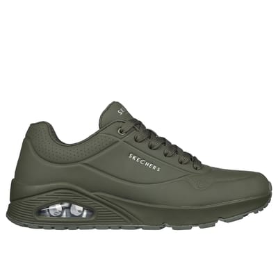 Skechers - maat 43 - Uno - Stand On Air - Heren Sneakers - Groen