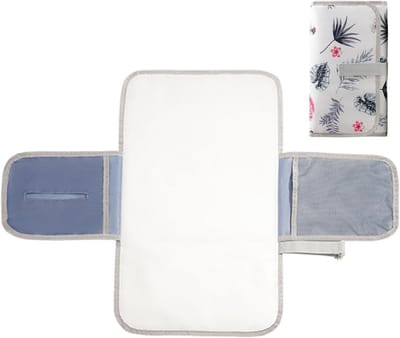 Opvouwbare Aankleedmat - Luierkussen Draagbaar - Baby Verzorgen - Waterdicht en Sneldrogend - 35x20cm - Dierentuin