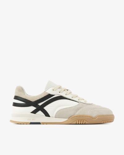 VIA VAI Kris Sky Sneakers dames - Leer,Su�de,Textiel - Beige