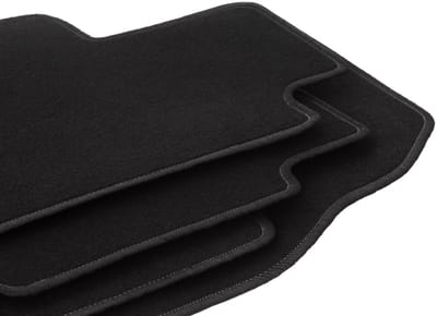BASIC zwarte velours matten voor: Mercedes S350 W222 4Matic Lang (2013-)