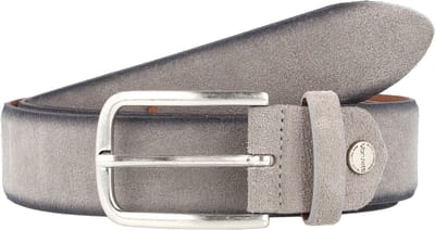 Vanzetti Leren Riem Velours Belt W105 Light Grey Grijs