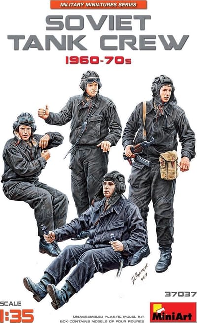 Miniart - Soviet Tank Crew 1960-70s (Min37037) - modelbouwsets, hobbybouwspeelgoed voor kinderen, modelverf en accessoires