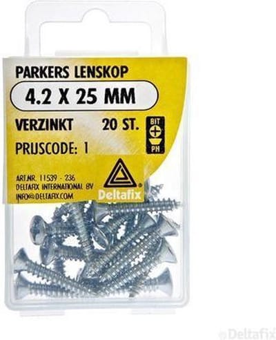 PARKERS LENSKOP 4.2 25 MM  VERZINKT 20 ST.