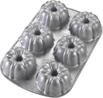 Muffinvorm met 6 Holtes voor Elegante Mini Cakes
