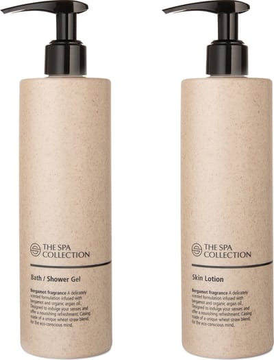 The Spa Collection Bergamot - Body Wash + Body Lotion - 400 ml pompfles - Set van 2 stuks