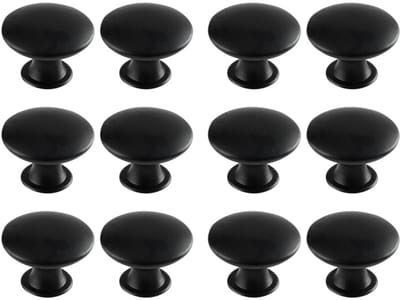 Kastgrepen ladegrepen knoppen met schroeven 12-pack