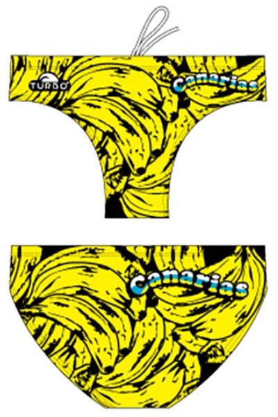 Turbo Canarias Bananas Zwemslip Geel S Man