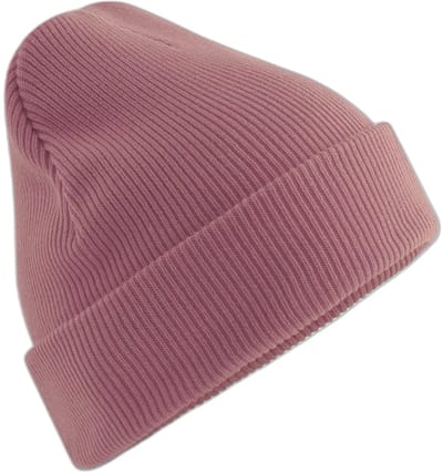 Organic Cotton Original Cuffed Beanie - Rose Pink - One Size