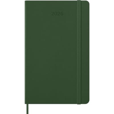 Moleskine 12 Maanden Agenda - 2026 - Wekelijks - Large - Harde Kaft - Mirthe Groen