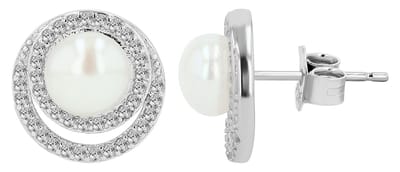 AKZENT Akzent Dames oorbel "Lucienne" uit 925 Sterlingzilver, gerhodineerd, duurzaam