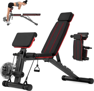 SP® Fitnessbank - Bureau - Trainingsbank - Zwart - 117cm x 43cm x 44cm