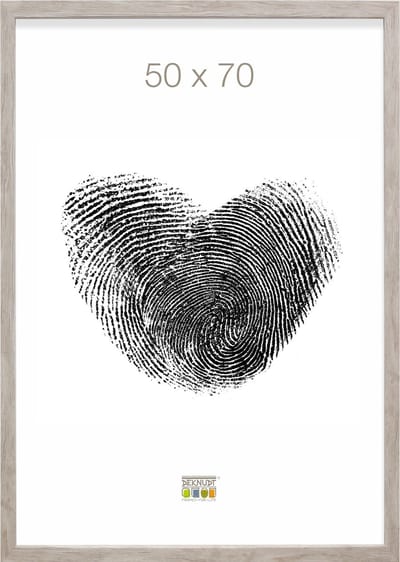 Deknudt Frames fotolijst S45RH1 - naturel - grijs - hout - 50x70 cm