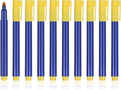 10 Stuks Valse Geld Tester Pen, Flexibel en Draagbaar voor Bankbiljet Authenticatie en Controle