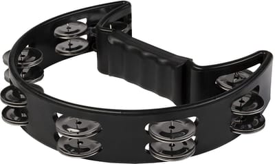 Fame FHT-B Hand Tambourine black - Tamboerijn