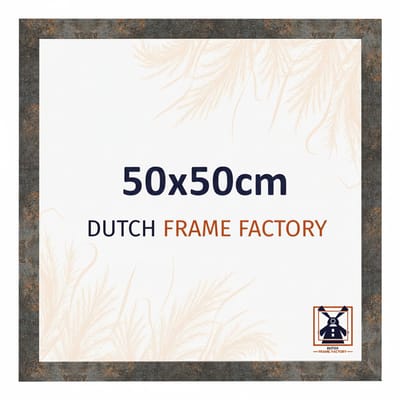 Fotolijst 50x50 cm - MDF - Geoxideerd Metaal - Benno